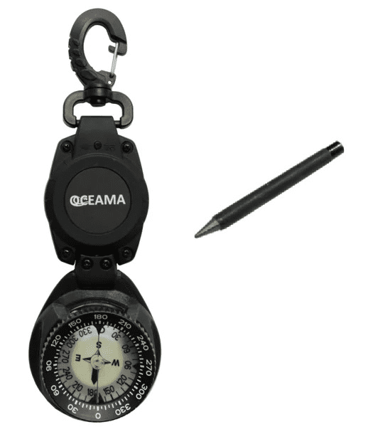 Oceama_Kompass_mit_Retraktor_und_Graphitstift
