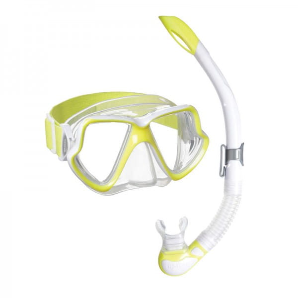 Mares Wahoo Neon Combo Lime Taucherbrille & Schnorchel