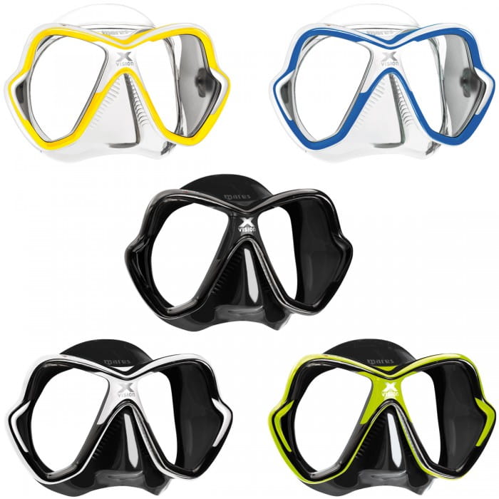 Mares X-Vision Sailor Set Tauchermaske mit Schnorchel ver Farben 