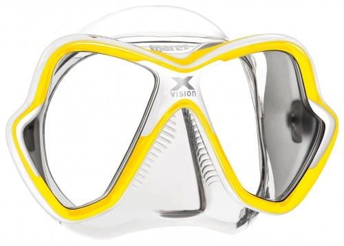 Mares X-Vision Tauchermaske New 2014 gelb-weiß-klar
