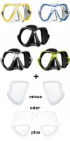 Mares X- Vision Tauchermaske New2014 mit optischen Gläsern
