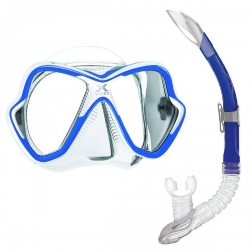 Farben Mares X-Vision Sailor Set Tauchermaske mit Schnorchel ver 