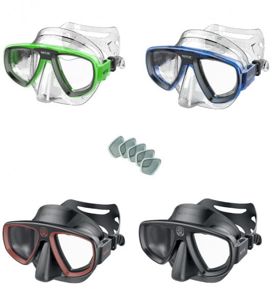 Seac Sub Extreme 50 Tauchmaske mit optischen Gläsern